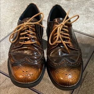 Men's Brown Leather Brogue Shoes